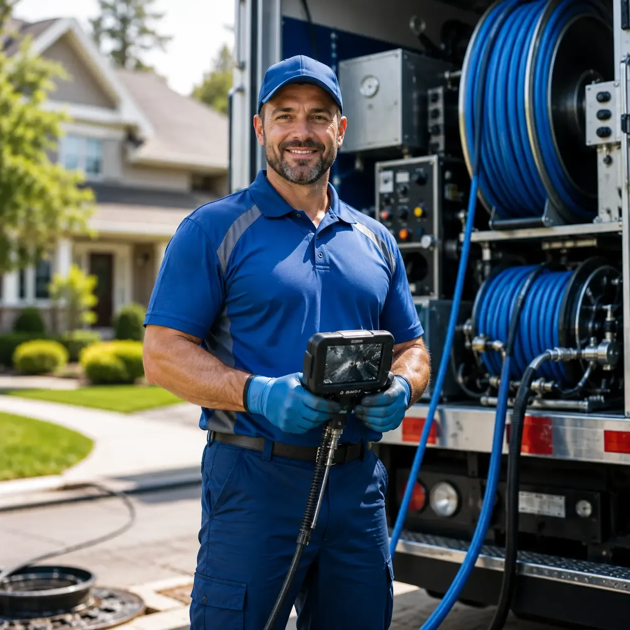 Local outdoor drain cleaning specialists in Hortonville, WI